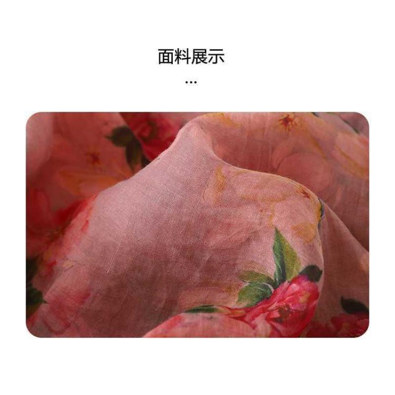 Personalized Diagonal Plate Button Printed Split Modified Dresses