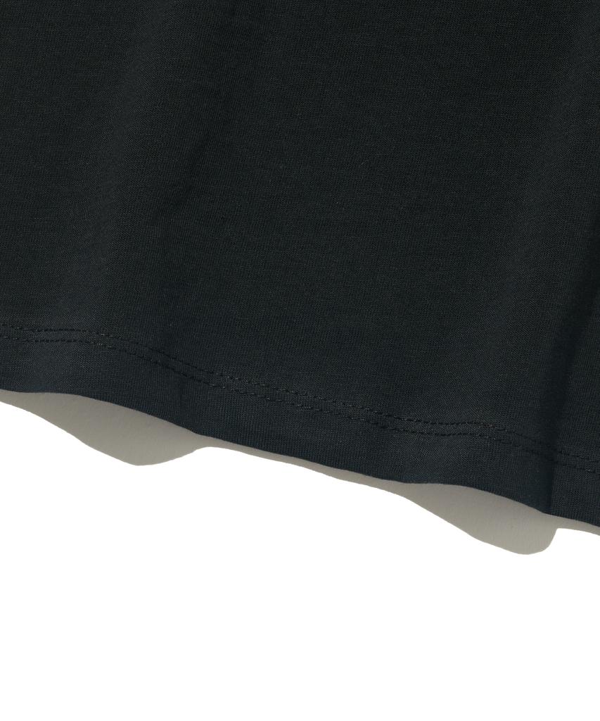 ROIDESROIS Pastel Cotton Layered Tee (Black)