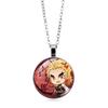 Animation Peripherie Demon Slayer: Kimetsu No Yaiba Studentenpaar Geschenk Retro Schmuck Anhänger Halskette