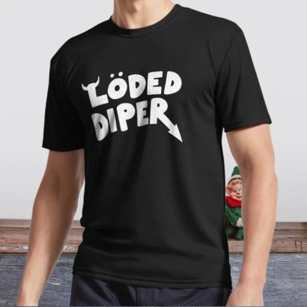 Neues Shirt Loded Diper Aktiv-T-Shirt Logo-T-Shirt Lustig Größe S bis 5XL