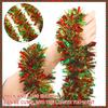 2/50M Christmas Tinsel Garlands Decoration Bar Tops Red Green Wreath Xmas Tree Ornaments Party Home Staircase Decor Pendant Prop