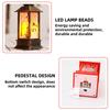 Christmas Portable Oil Lamp Santa Claus LED Night Lights Battery Powered Indoor Outdoor Hanging Lanterns Festive Party Decoratio