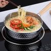 430 Stainless Steel Soup Pot Japanese-Style Snow Pot Wooden Handle Stew Pot Milk Pot Kitchen Cookware Flat Bottom Non-Stick Wok