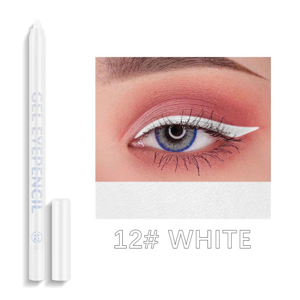 Eyeliner Pencil Easy-Colored Waterproof Sweat-Proof Non-Smudge Beginner Color Eyeliner Waterproof Non-Smudge Pseudo-Fine