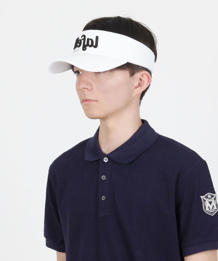 MFS GOLFWEAR Gold Point Volume Emb Sun Visor