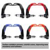 2Pcs Motorcycle Brake Clutch Levers Guard Protector Aluminum Alloy Modification Anti-Fall Brakes Hand Guard Bow Protection Rods