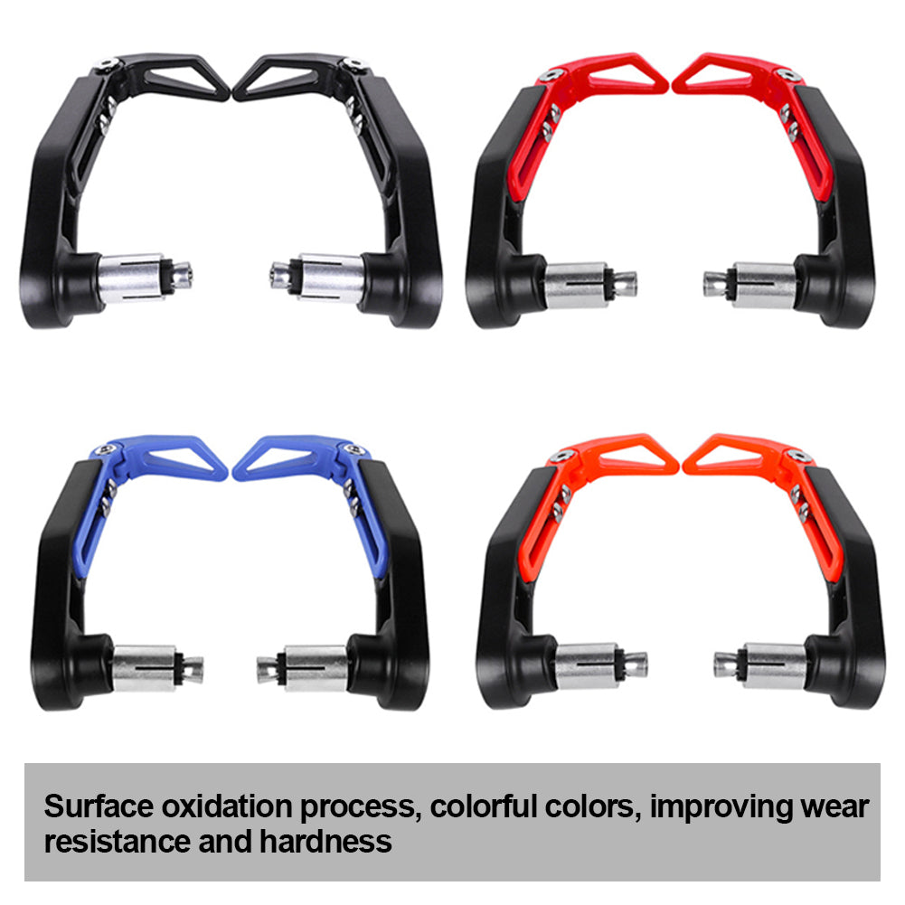 2Pcs Motorcycle Brake Clutch Levers Guard Protector Aluminum Alloy Modification Anti-Fall Brakes Hand Guard Bow Protection Rods