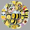 51pcs Little Bee Cartoon DIY Decorative Stickers for Notebooks, Luggage, Scooters, and Stationery