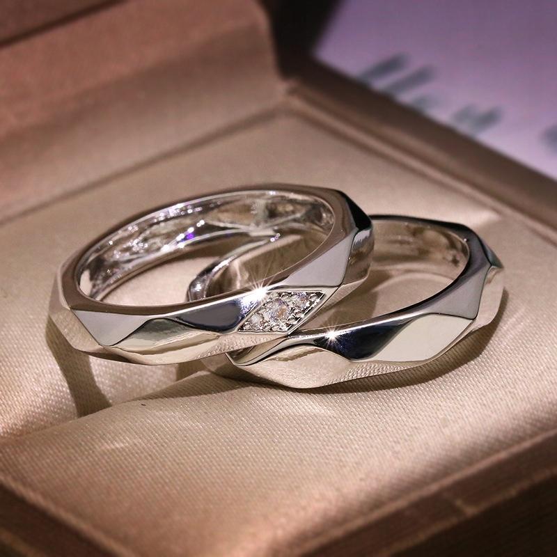 Silver Wedding Ring 316L Steel Size 22
