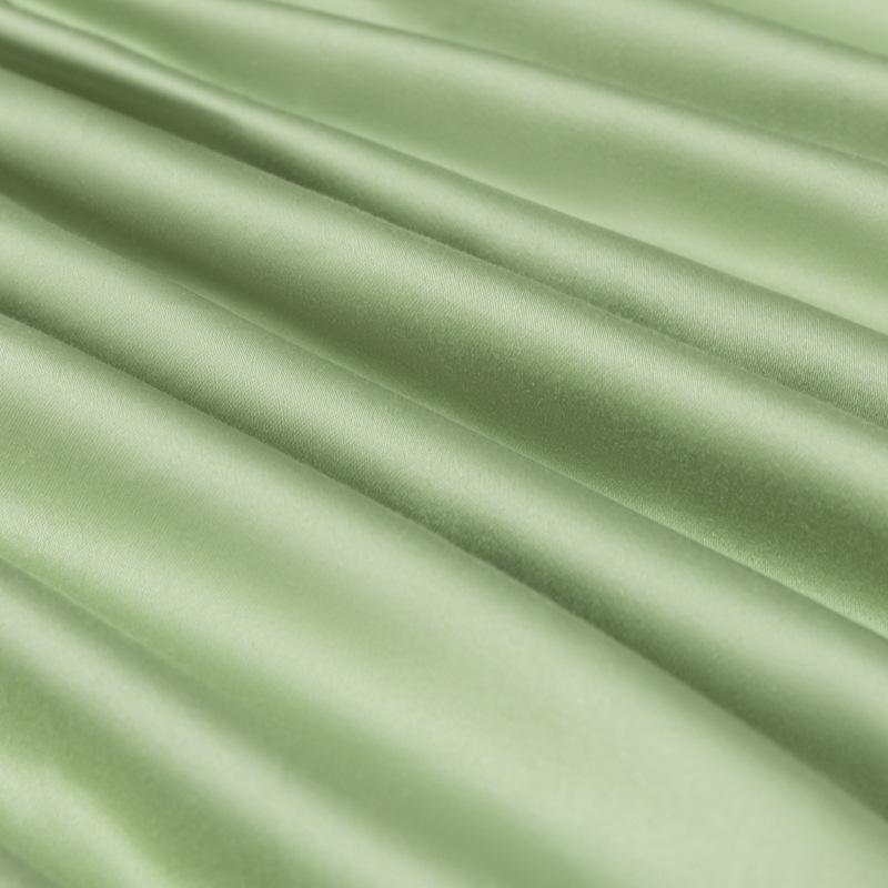 Neues Einzelbettlaken aus doppelsträngiger langstapeliger Baumwolle mit 100 Fäden, einfarbig, leichter Luxus-Matratzenschutzbezug