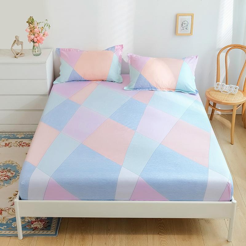 

Наматрасник с эластичной резинкой по всему периметру, нескользящая пылезащитная простыня(Без наволочки) 150cm×200cm