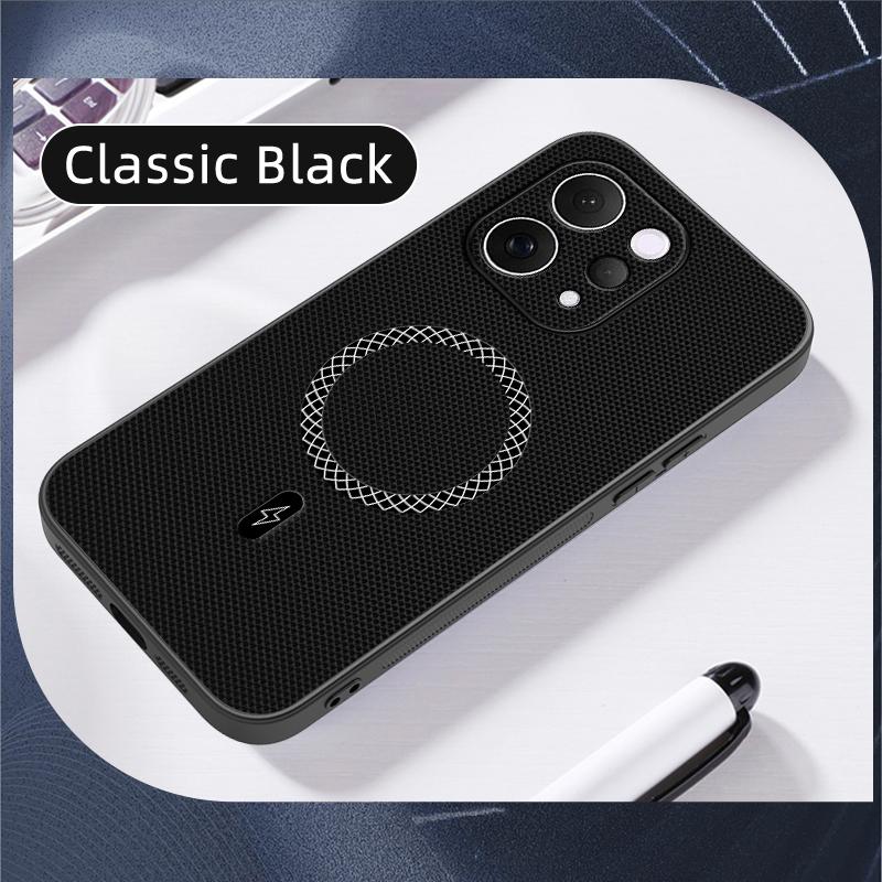 Magnetic Leather Case for iPhone 17 16 15 14 13 Pro Max Air 16e Cover Soft Shockproof Full Camera Protector Mag-safe Shell Funda
