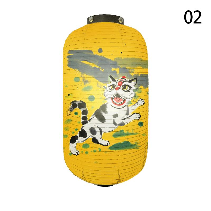 Japanese Style Cloth Lantern Yakitori Wish Dharma Lantern Outdoor Sushi Pub Bistro Ramen Shop Restaurant Decor Advertisement