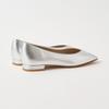 Low heel flat made in 134035100010 [Diana] shoes, Japan, silver, 23.0cm,