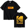 Kodak Summer Brand Men T-shirt Cotton Solid Color Daily Graphic Print Casual Breathable Short Sleeve Top Tees Women Clothing