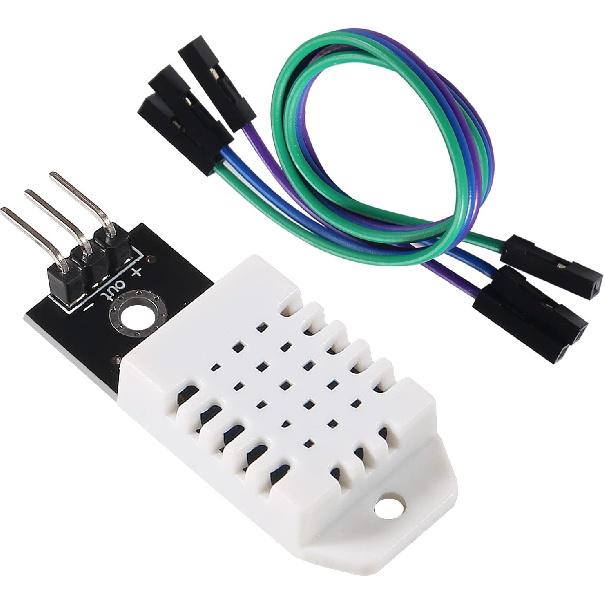 6PCS DHT22/AM2302 Digital Temperature and Humidity Sensor Module 3Pin Temperature Humidity Monitor Sensors Replace SHT11 SHT15 Module with Cable for