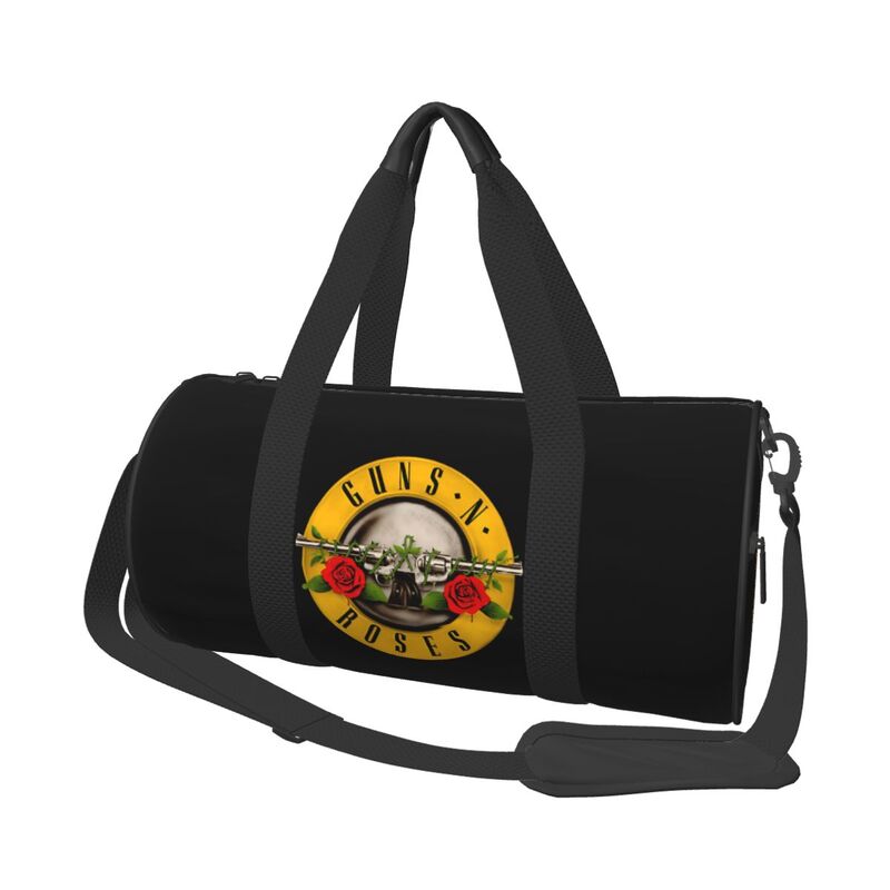 

Heavy Metal Guns N Roses Travel Duffel Bag Portable Weekender Overnight Bags Waterproof Carry on Luggage Bag Sport Gym Yoga Bags