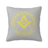 Custom Freemason Evil Eye Symbol Throw Pillow Covers Masonic Mason Chair Cushion Cover Square Pillowcase