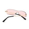 899 European and American Sunglasses Ins Fashion Rice Nail Sunglasses for Men Large Frame One-Piece Glasses for Women