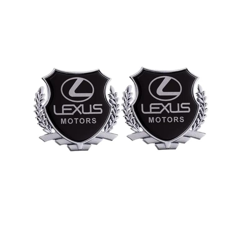 

Metal Car Window Badge Trunk Decals Creative VIP Wheat Ear Side Label 3D Personalized Entrepreneurship Cover Scratch Sticker срібний