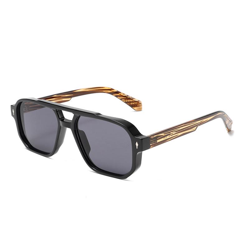3503 Retro Double Beam Aviator Sunglasses, UV400 Protection for Men and Women