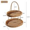 European Style Multi-tier Imitation Rattan Fruit Basket