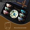 Peach Garden Luxury Ceramic British Afternoon Tea Set