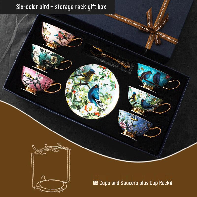 Peach Garden Luxury Ceramic British Afternoon Tea Set