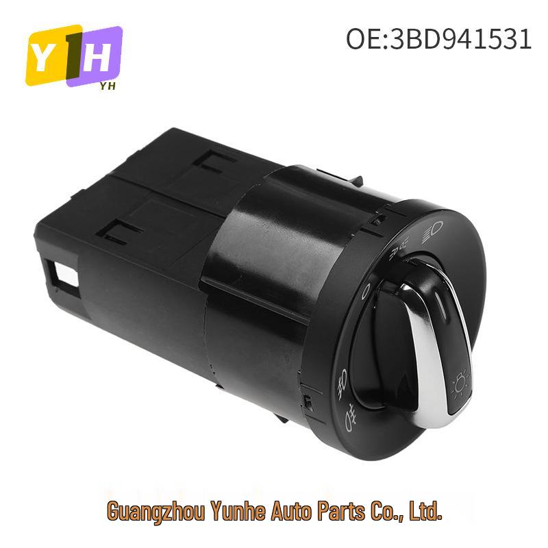 3BD941531A 1C0941531: Headlight & Fog Light Rotary Switch for Volkswagen Passat