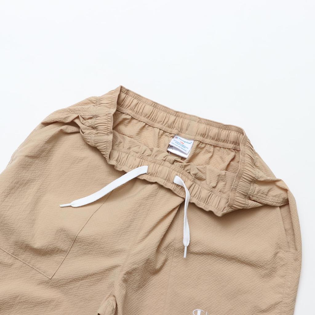Champion Boys Casual Shorts with Embroidered Script Logo CK-B502, Beige,