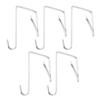 5Pcs 100x48mm Door Hanger Iron Door Hook Simple Adjustable Over The Door Hook  Hats