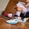 Li Ning Teen Shadow V1 Basketball Shoes Kids Sneakers White Black YKBT080-3
