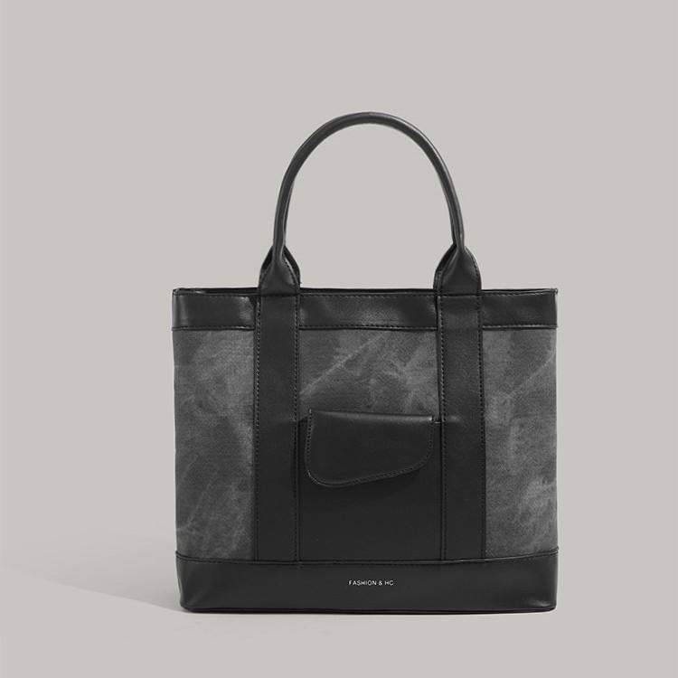 

Niche tie-dye tote bag autumn and winter bag women s 2025 new large-capacity shoulder handbag commuter crossbody bag