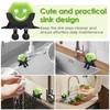 Sponge Holder Plastic Funny Countertop Drip Rack with Sponge Easy Cleaning 3D Printed Sponge Drainage Holder Kitchen Accessories