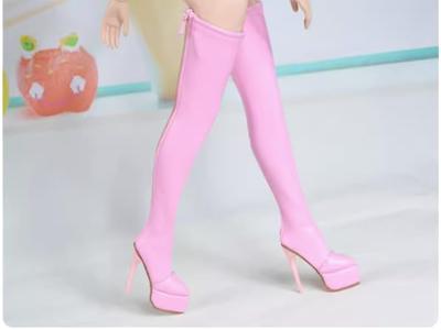 Figure with TBLeague Regular Size Sexy Beautiful Super High Heel Long Boots and Head Not Pink [TOYBARJAPAN] 1/6 Accessories/Compatible Body, Feet,