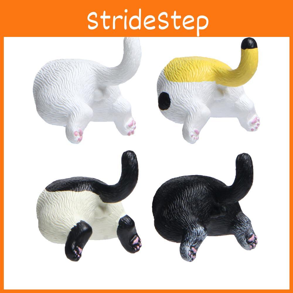 Creative Butt Cat Resin Refrigerator Magnets Sculpture For Gift And Decor Home