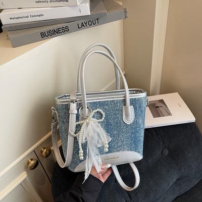 Sac bandoulière polyvalent populaire pour femme, sac à main mode, sac seau