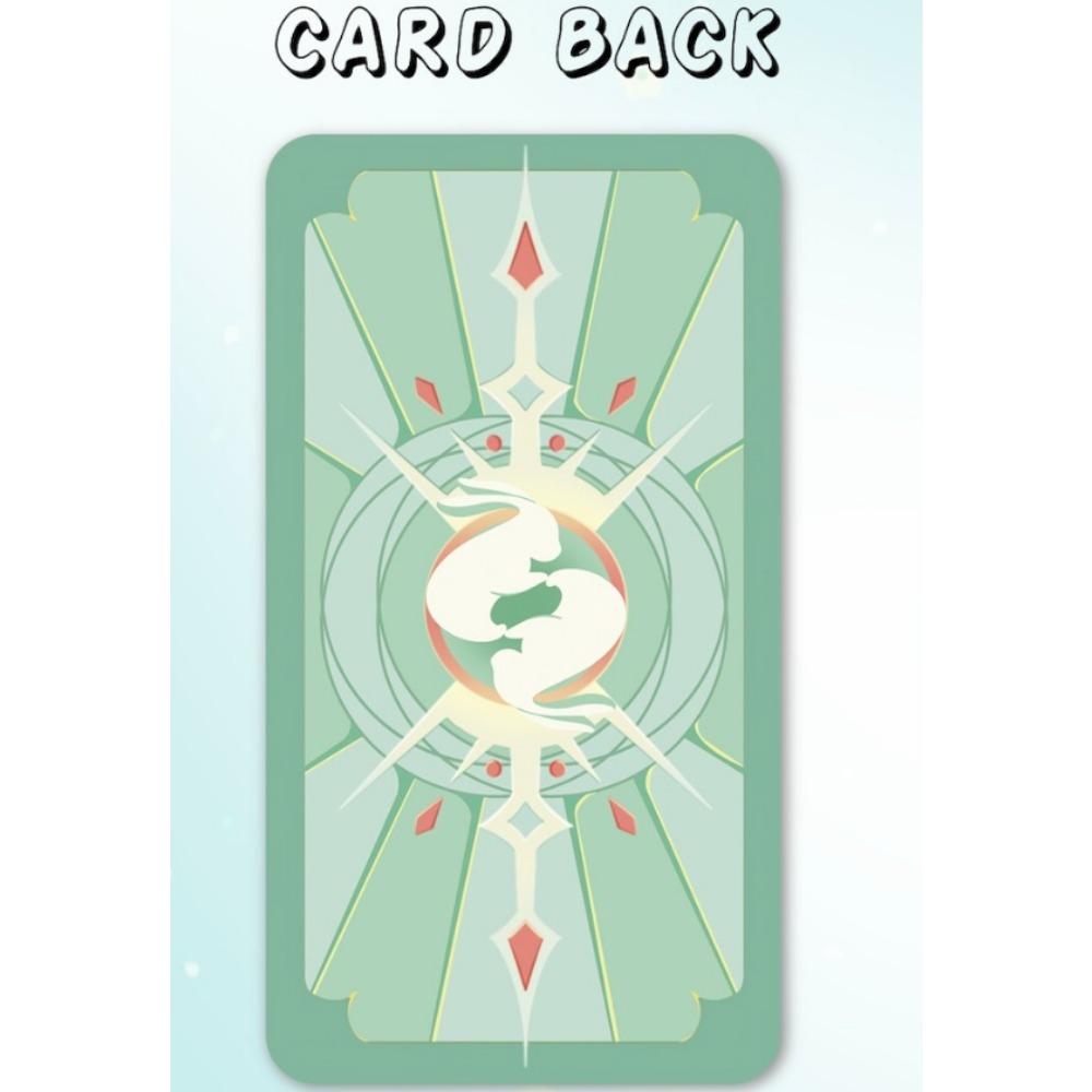 10,3 x 6 cm großes Sternenhase – kostenloses Cloud-Tarot-Deck mit 81 Karten. Folgen Sie dem Rider Waite System