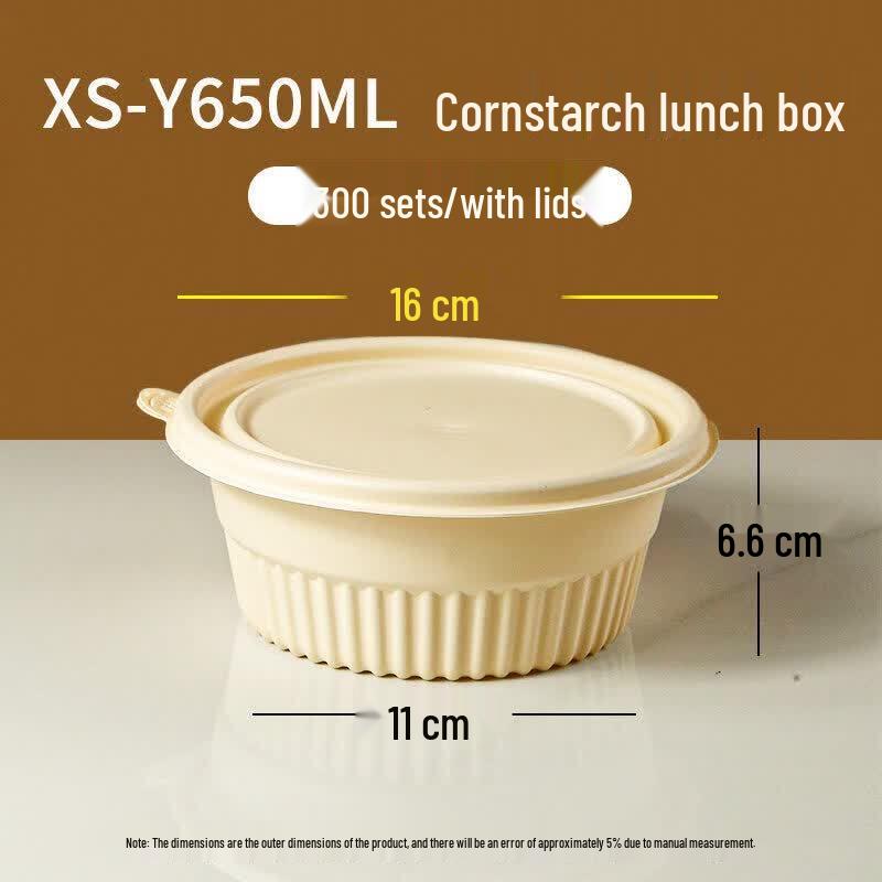 Qiwei Biodegradable Corn Starch Takeout Bowl