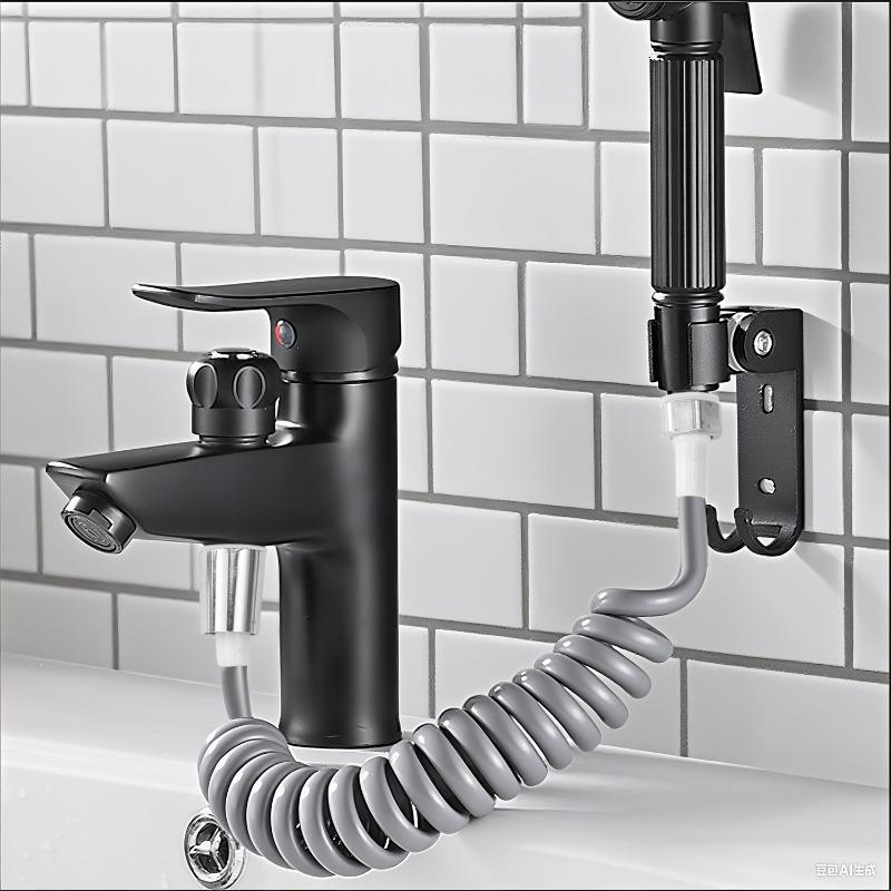 2/3/5m Spring Retractable Hose Telephone Line Shower Plumbing Hoses Bathroom Toilet Bidet Basin Water Pipe Sprayer Connect Pipes
