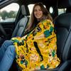 Bright baseball-themed flannel blanket - soft and warm, perfect for camping, sofas, beds, and chairs; a great holiday gift for