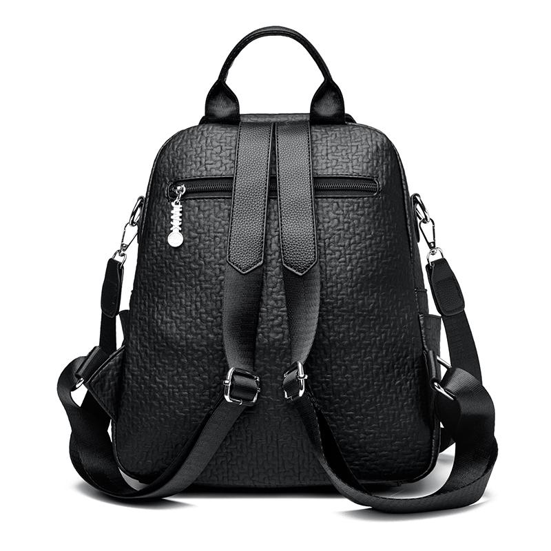 Elephant Embossed Women's PU Backpack Travel Backpack