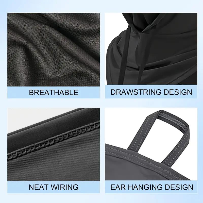 360 Degree Lightweight Cooling Hood Sun Protection Shroud Mask,  for Outdoor Activities, Fishing, Surfing, Swimming,