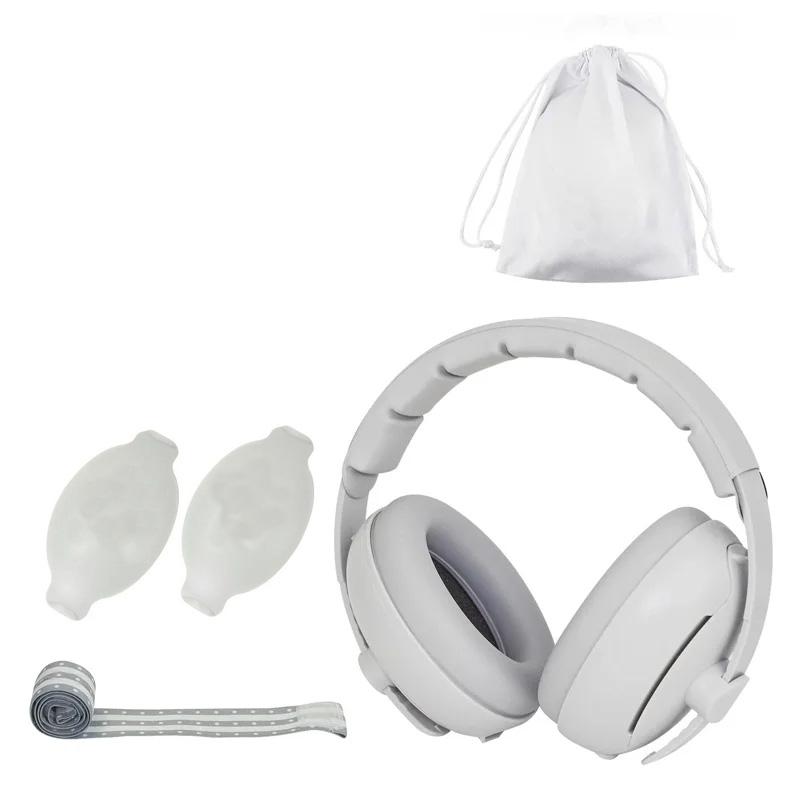 Baby Ear Protection Noise Cancelling Headphones 2-In-1 Convertible Design Noise Reduction Earmuffs For Infant Improves Sleep Kid