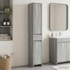 Bathroom Cabinet Gray Sonoma 30 x 33 x 190 cm Particleboard