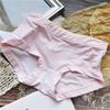 9908 Mid-Waist Ice Silk Women's Underwear - Solid Colors