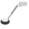 Pot Brush Rust-Proof Stainless Steel Scrubber with Ergonomic Non-Slip Handle Pots Pans Grills Ovens Cleaning Brush Stubborn Stain Remover