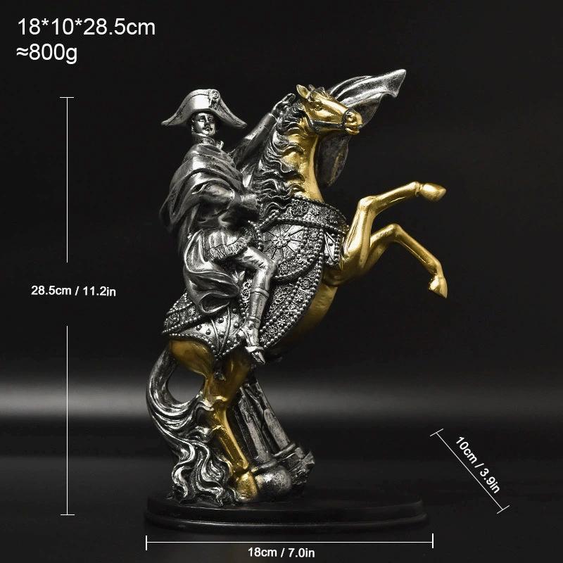 Nordic Retro Guard Resin Knight Ornament Creative Home Living Room Office Crafts Ornament