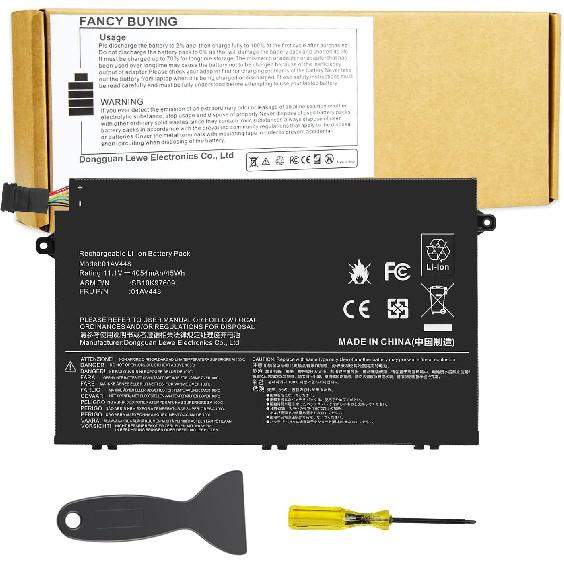 Fancy Buying 01AV445 01AV448 L17L3P51 Battery for Lenovo ThinkPad E480 E490 E485 E495 E580 E585 E590 E595 E14 E15 Series SB10K97606 SB10K97608