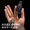 KeyUnity Titanium Keychain with 360° Rotating Connector, Non-Separable, KM13 Quick Release Key Ring, Lightweight, Compact, Rust-Resistant, Key Loss Pr